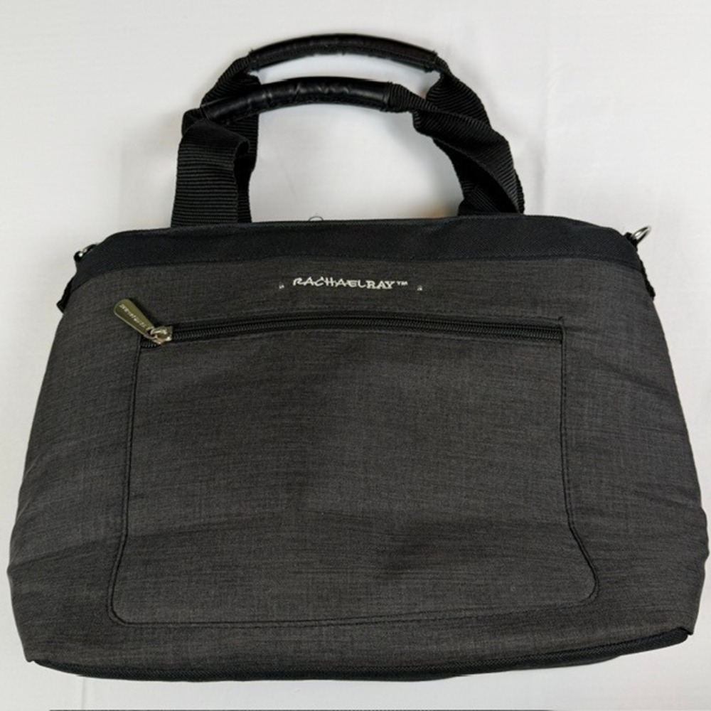 Rachael Ray Insulated Thermal Tote Bag Gray Black 64-66903-71-96 Therma-Flect